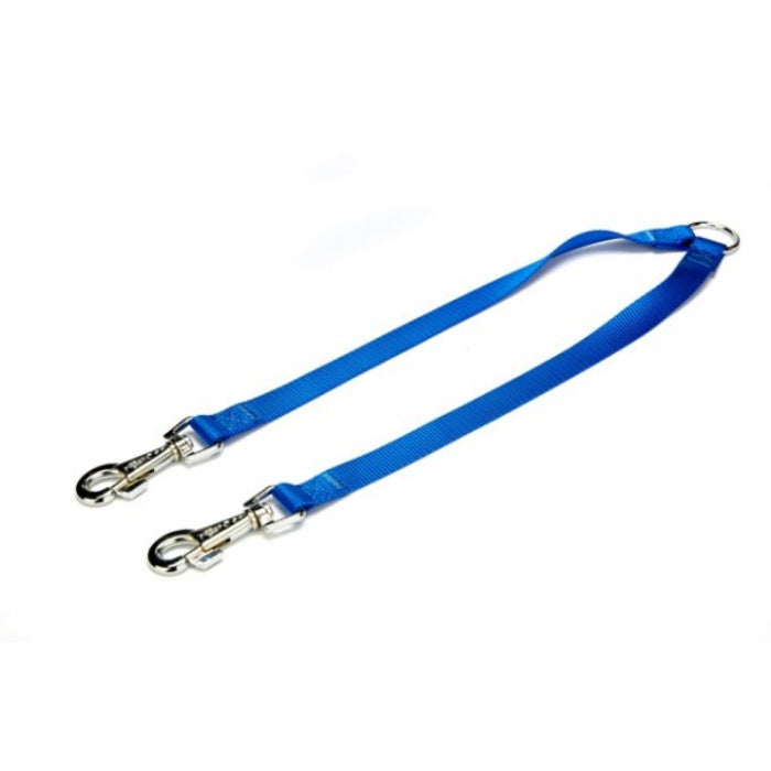 Doggie Dokuma Çift Köpek Gezdirme Aparatı Royalmavi 2X70-70Cm