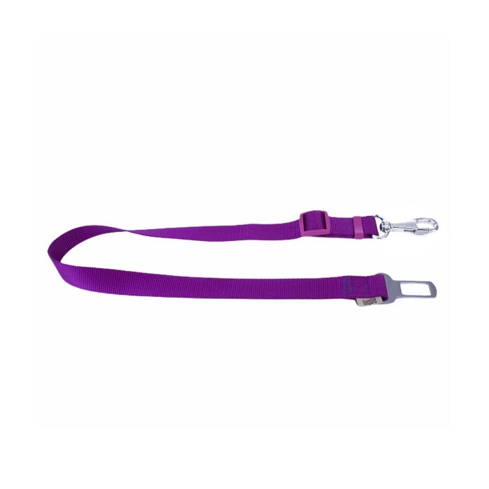 Doggie Dokuma Emniyet Kemerli Bağlantı Aparatı Mor 2,5X50-80Cm