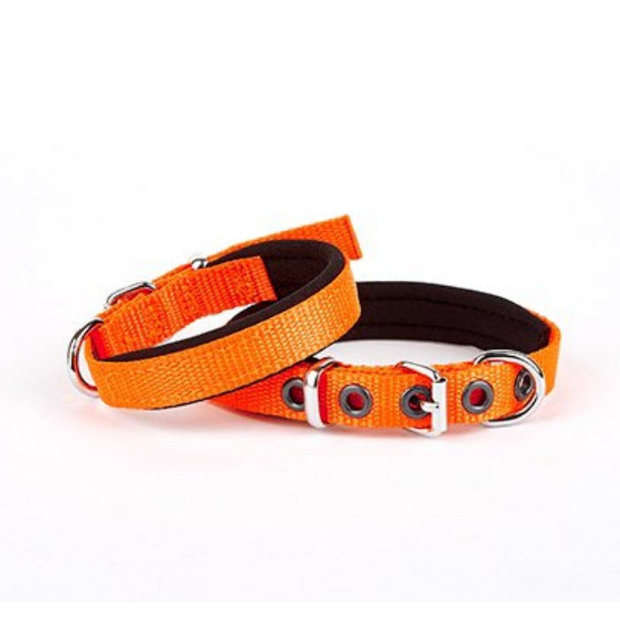 Doggie Konfor Dokuma Boyun Tasması Turuncu 1,5X20-25Cm