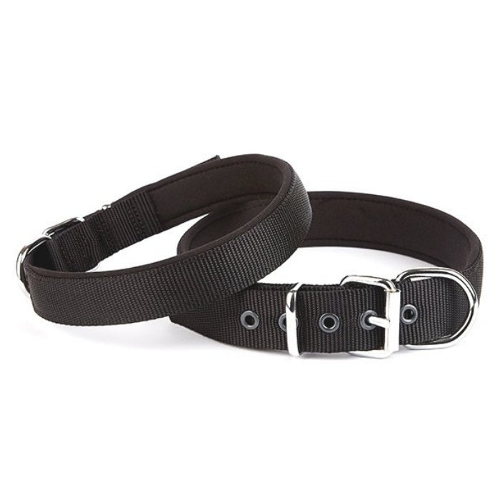 Doggie Konfor Dokuma Boyun Tasması Siyah 3X42-50Cm