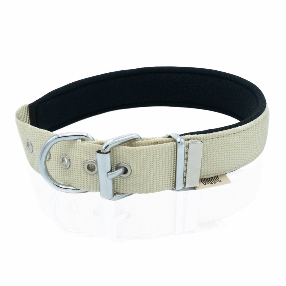 Doggie Konfor Dokuma Kemikli Boyun Tasması Haki 3X47-55Cm