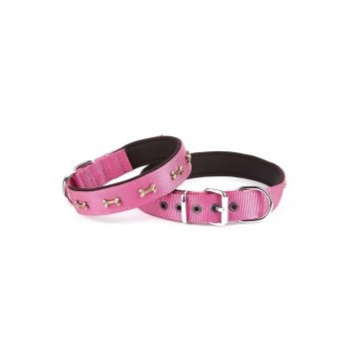 Doggie Konfor Dokuma Kemikli Boyun Tasması Mor 3X47-55Cm
