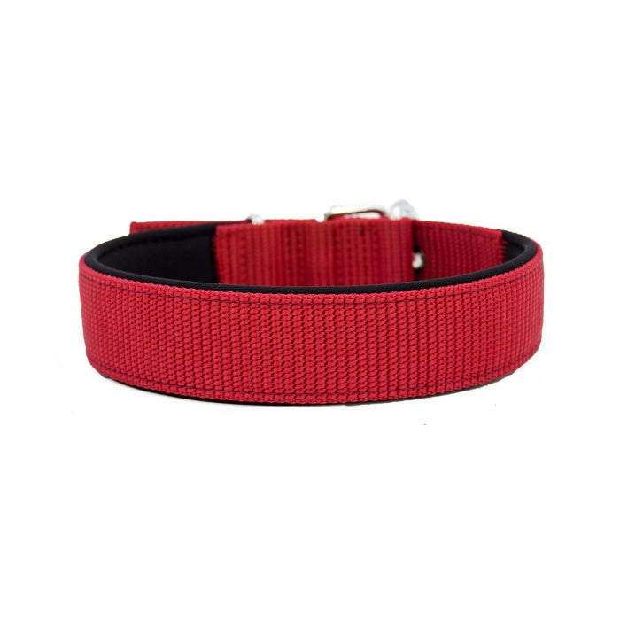 Doggie Konfor Dokuma Boyun Tasması Kırmızı 4X57-65Cm