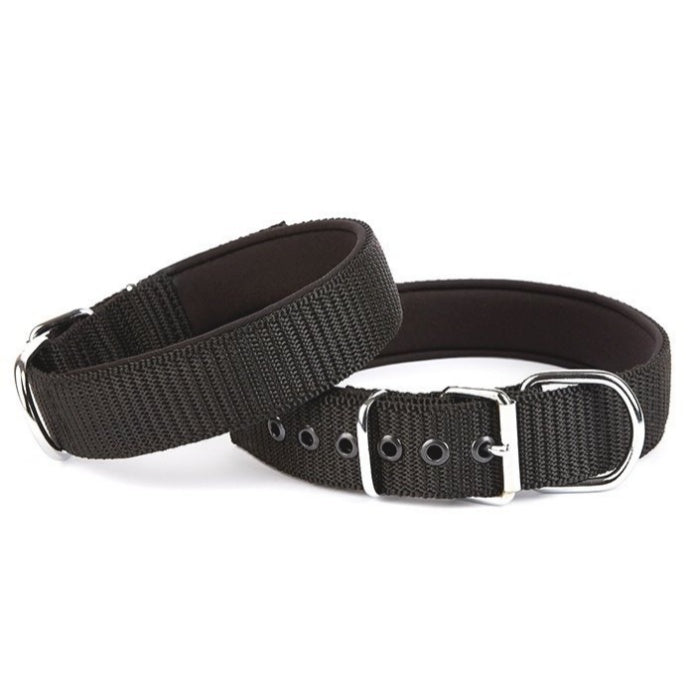 Doggie Konfor Dokuma Boyun Tasması Siyah 4X47-55Cm