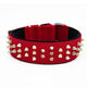 Doggie Konfor Dokuma Bol Çivili Boyun Tasması Kırmızı 5X50-60Cm