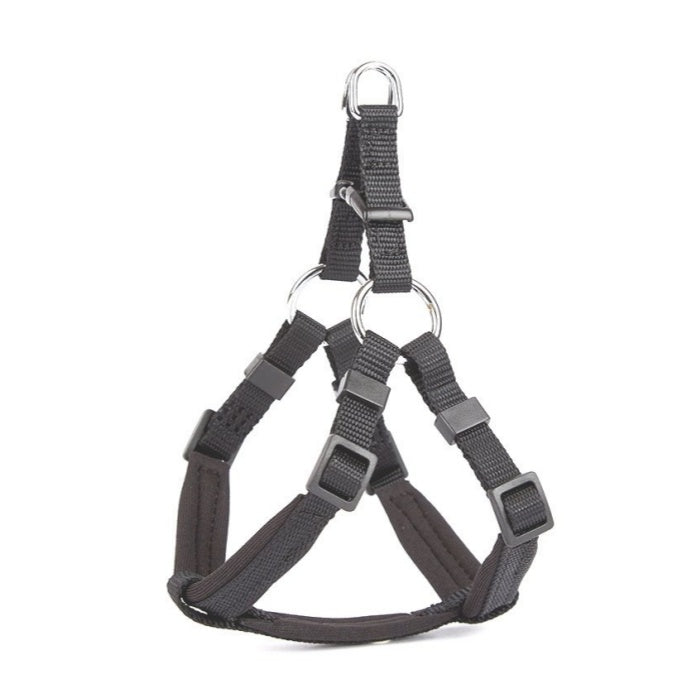 Doggie Konfor Dokuma Ronin Göğüs Tasması Siyah 1X30-35Cm