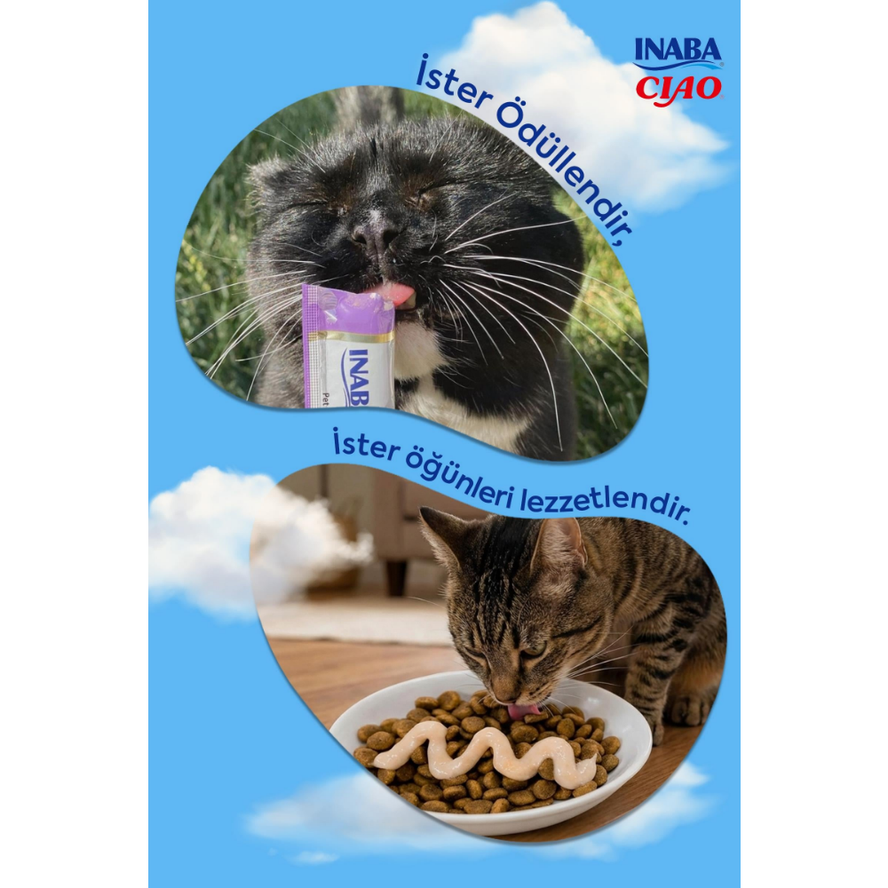 Inaba Ciao Churu Hairball -Tüy Yumağı Kontrollü- Ton Balıklı Ödül Maması