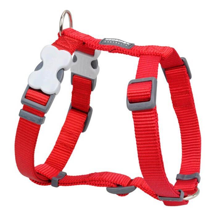 Reddingo Klasik Kırmızı Köpek Göğüs Tasması 25mm
