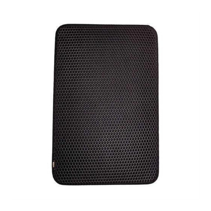 Cattie Altıgen Model Kum Toplayıcı Fonksiyonel Kedi Paspası Siyah 50X75Cm