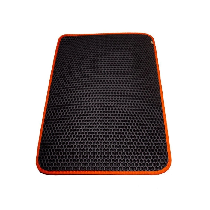 Cattie Altıgen Model Kum Toplayıcı Fonksiyonel Kedi Paspası Turuncu 50X75Cm