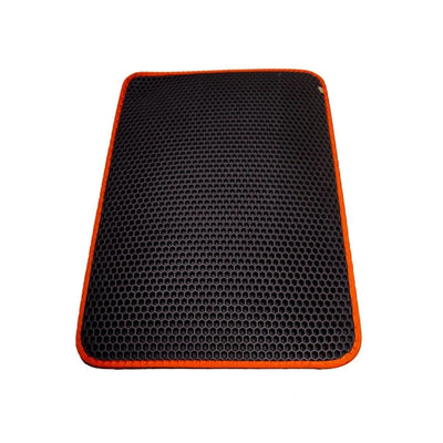 Cattie Altıgen Model Kum Toplayıcı Fonksiyonel Kedi Paspası Turuncu 50X75Cm