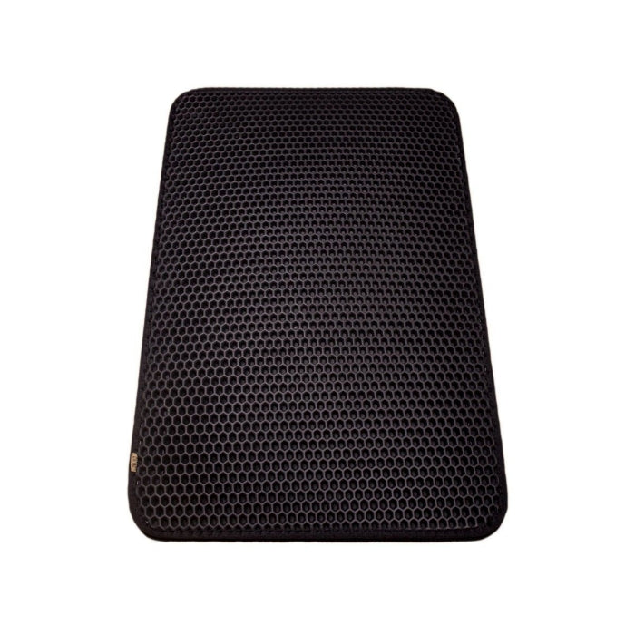 Cattie Altıgen Model Kum Toplayıcı Fonksiyonel Kedi Paspası Siyah 37X50Cm