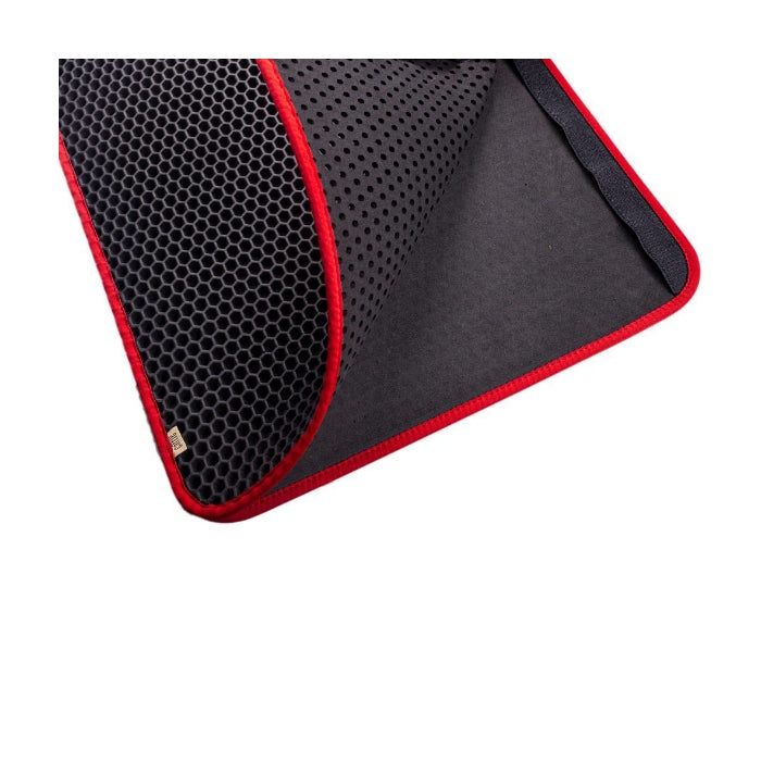 Cattie Altıgen Model Kum Toplayıcı Fonksiyonel Kedi Paspası Kırmızı 37X50Cm