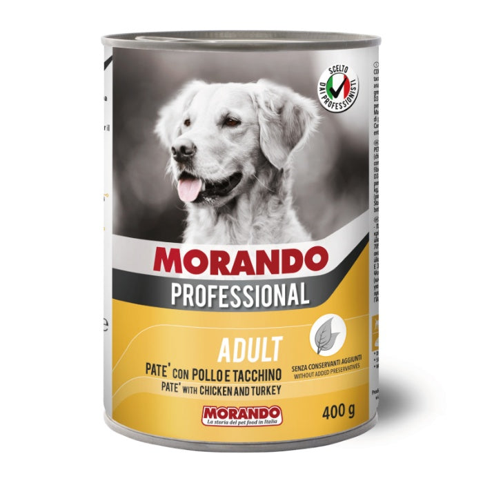 Morando Tavuk&Hindi Pate Köpek Konservesi 400gr