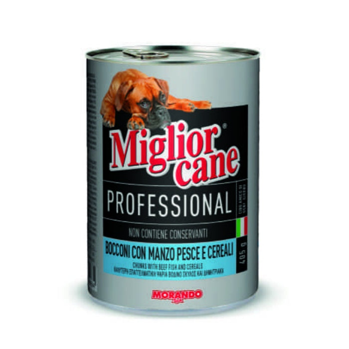 Morando Biftek&Balık&Hububat Chunks Köpek Konservesi 405gr