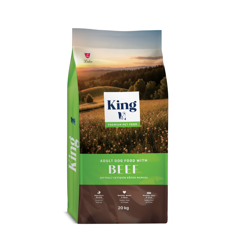 King Biftekli Yetişkin Köpek Maması 20 Kg