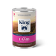 King Sos İçinde Et Parçacıklı Kuzu Etli Yetişkin Kedi Konserve 400gr