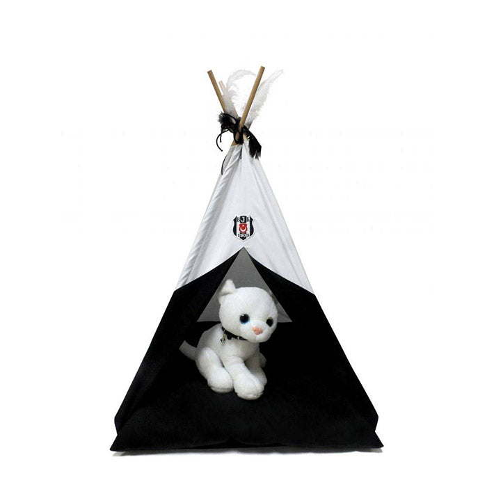 Beşiktaş Lisanslı Pet Çadırı Beyaz