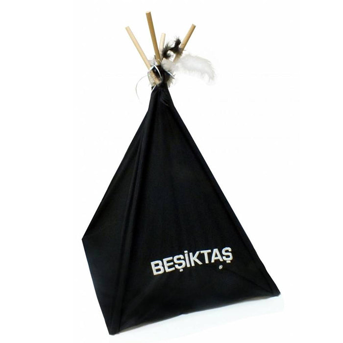 Beşiktaş Lisanslı Pet Çadırı Siyah