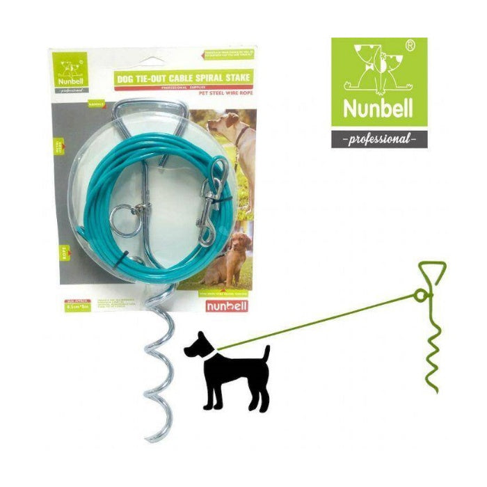 Nunbell Bahçe Bağlama Kazığı&Halatı 5m