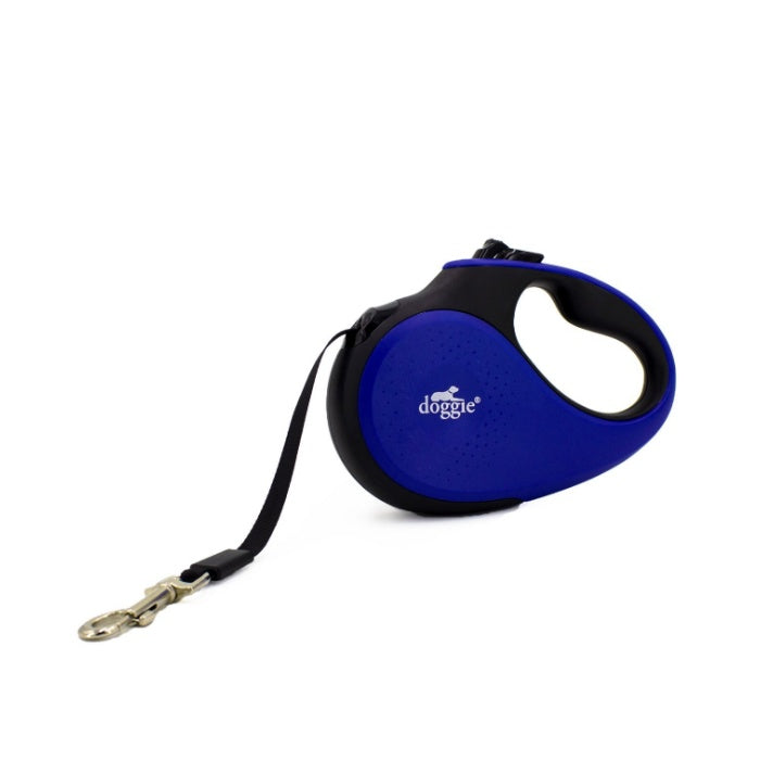 Doggie Otomatik Uzatma Tasması Soft Seri Royalmavi 12Kg/3Mt