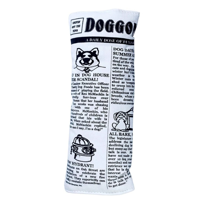 Pet Qwerks Hışırtılı Gazete Sesli Köpek Oyuncağı 28x11x4cm