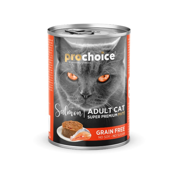 Pro Choice Salmon Somon Etli Tahılsız Kedi Konservesi 400 Gr