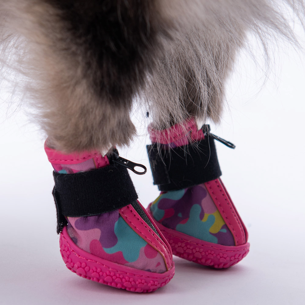 PawStar Rosea Camouflage Köpek Ayakkabısı Size:1
