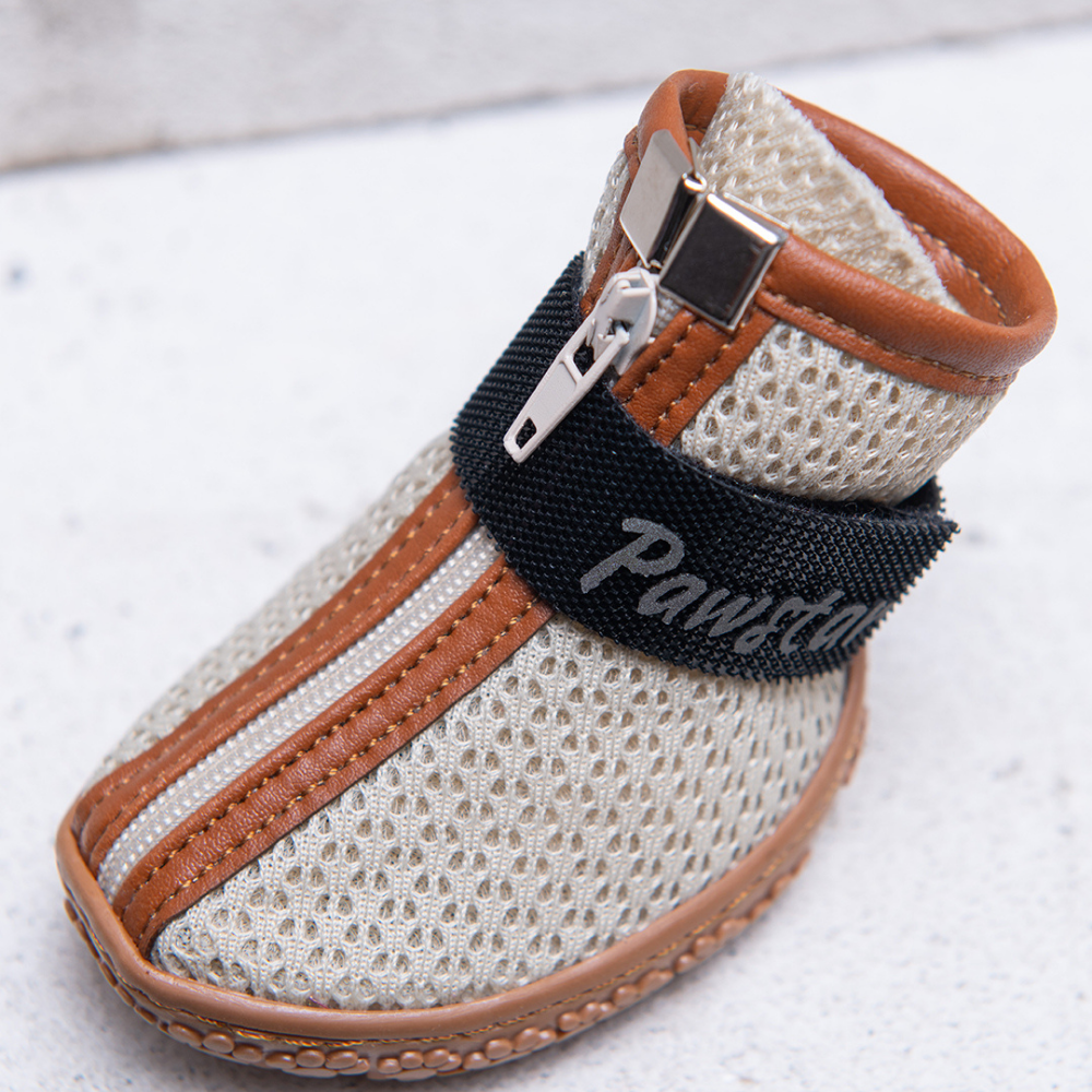 PawStar Kahverengi Airmesh Köpek Ayakkabısı Size:4