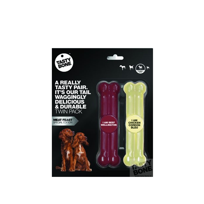 Tasty Bone Small Twinpack Meat Feast 746451