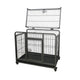 Flip Tekerlekli Köpek Kafesi 123Lx75Wx81H cm