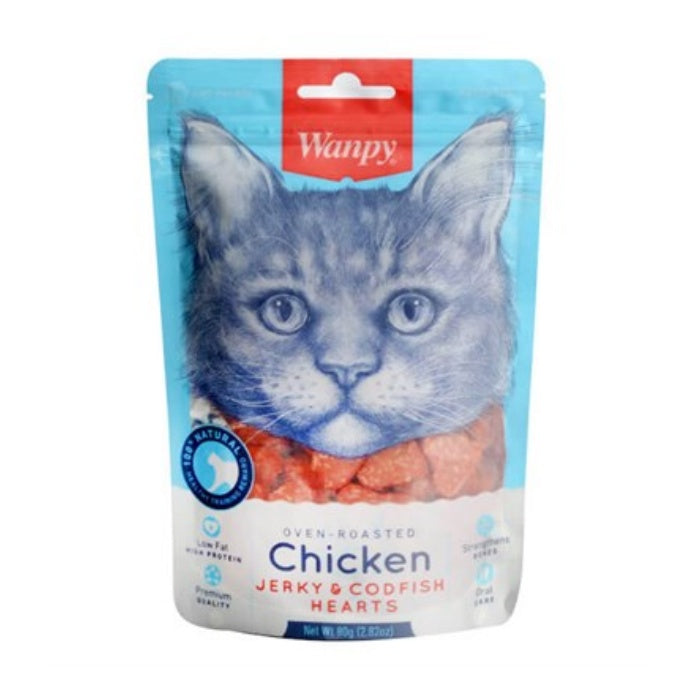 Wanpy Oven Roasted Tavuklu ve Morina Balıklı 80gr. Kedi Ödülü
