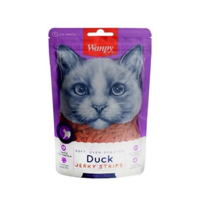Wanpy Oven Roasted Fileto Ördek Yumuşak Taneli 80gr. Kedi Ödülü