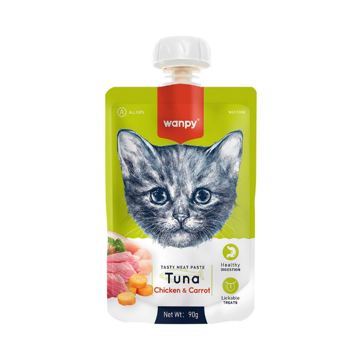 Wanpy Taze Ton Balıklı&Tavuklu Kedi Et Ezmesi 90gr