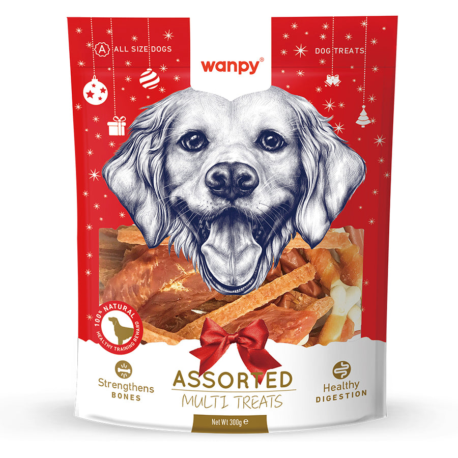 Wanpy Karışık Yılbaşı Köpek Ödülü 300gr