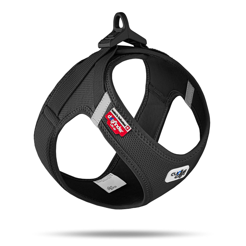Curli Vest Harness Curli Clasp Air-Mesh Black S