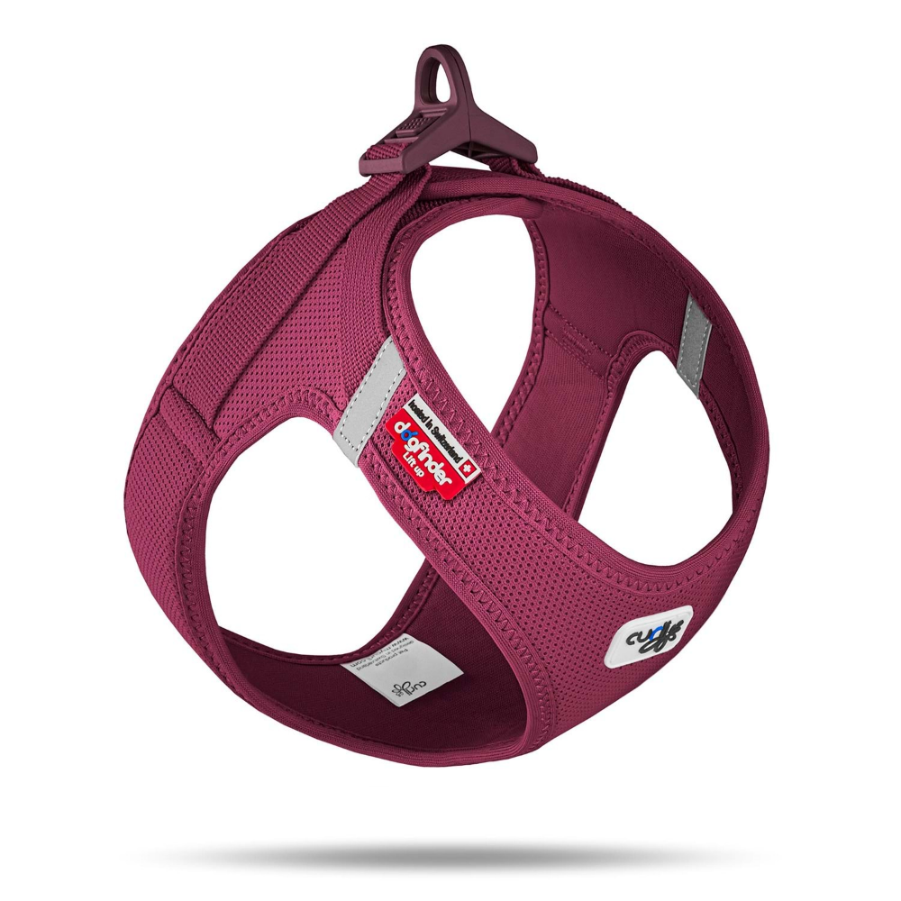 Curli Vest Harness Curli Clasp Air-Mesh Ruby 2XS