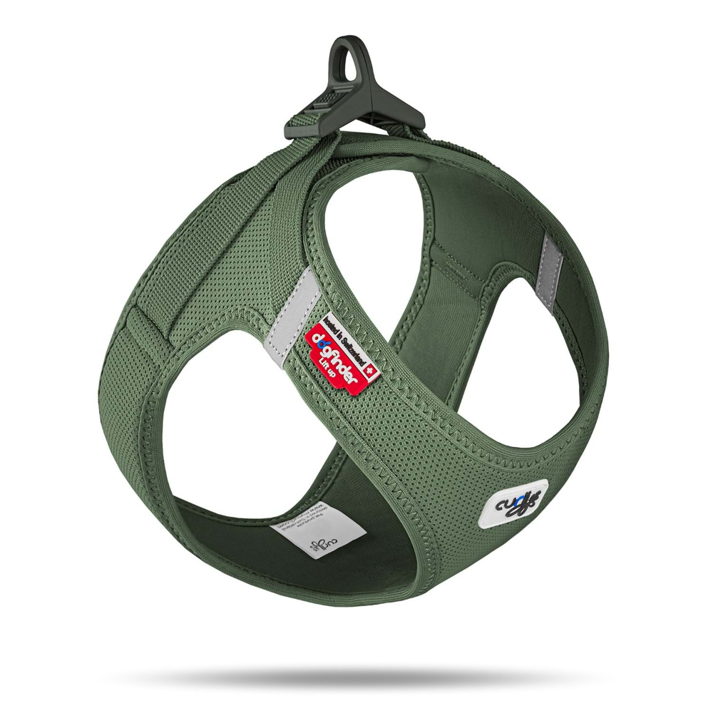 Curli Vest Harness Curli Clasp Air-Mesh Moss L