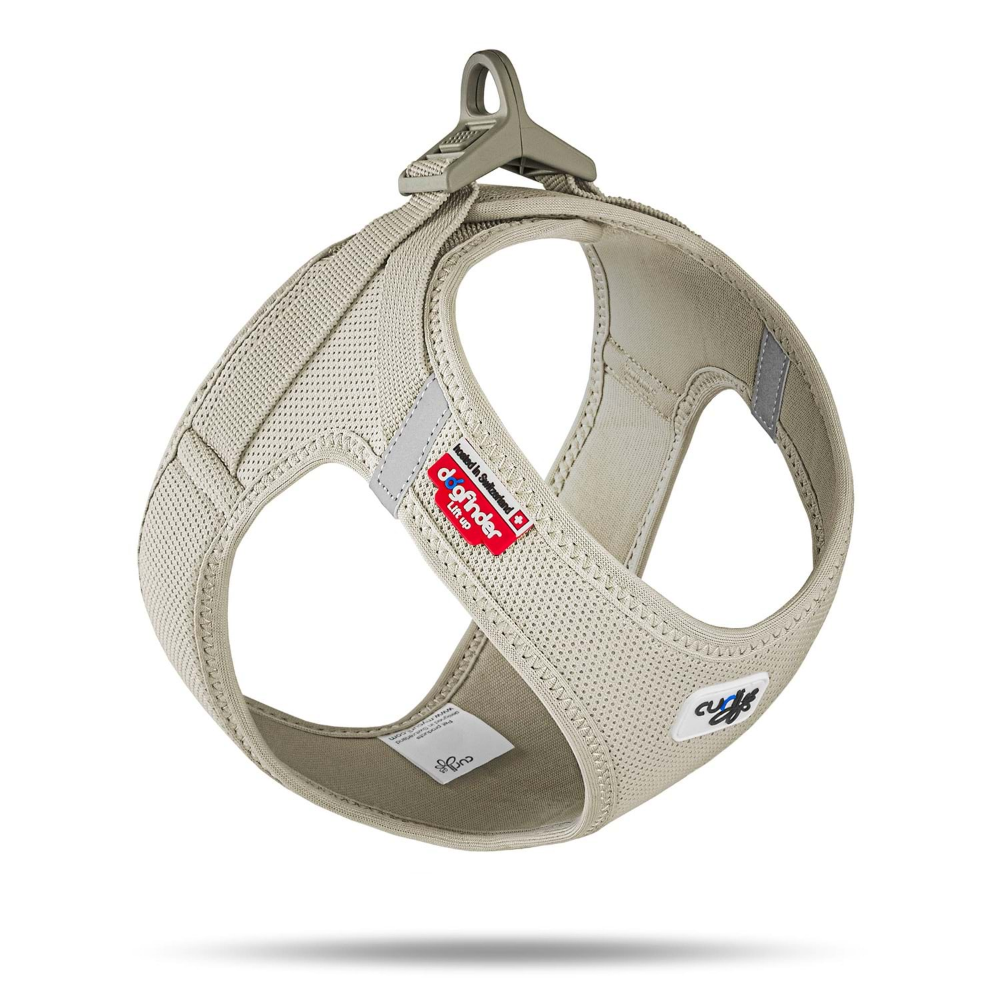 Curli Vest Harness Curli Clasp Air-Mesh Light-Tan M