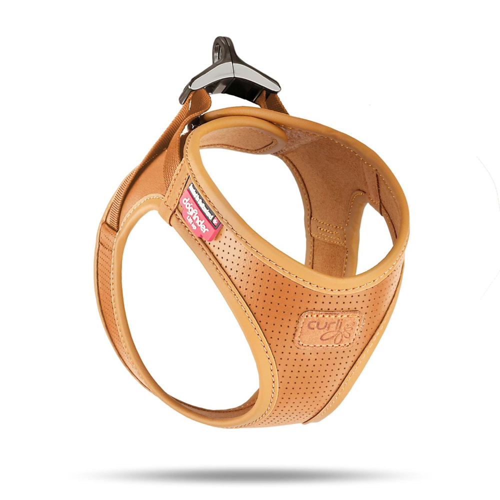 Curli Apple Leather Harness Brown L