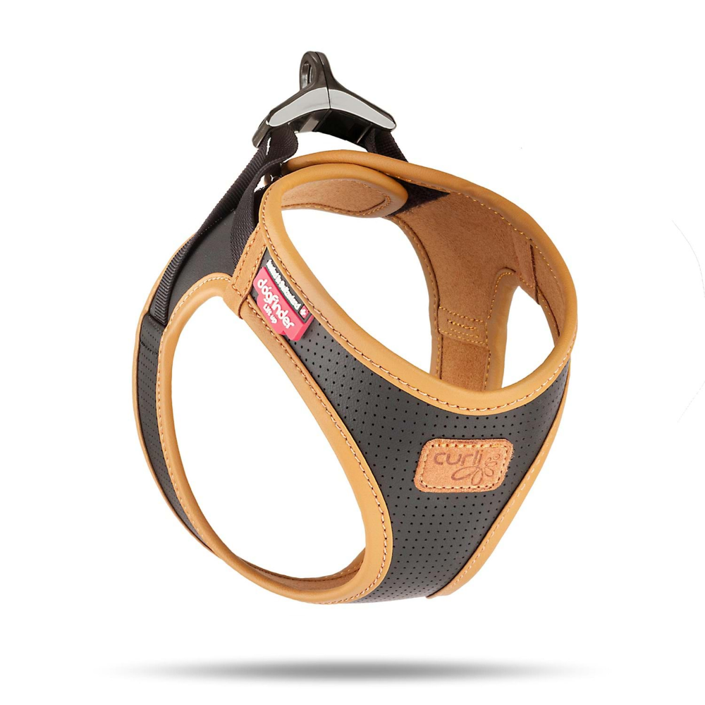 Curli Apple Leather Harness Black 3XS