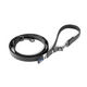 Curli Apple Leather Leash Black L