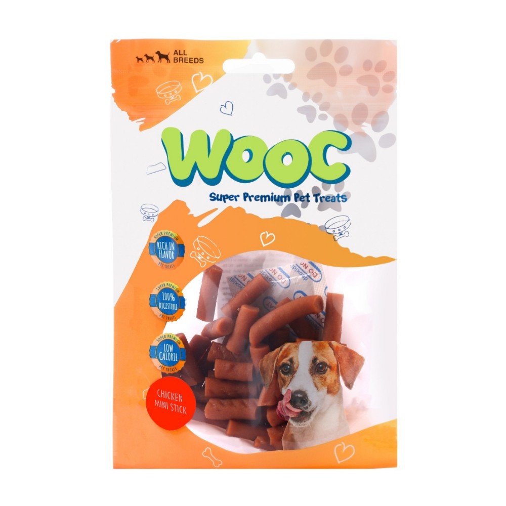 Wooc Dog Tavuklu Mini Stick Ödül 80gr