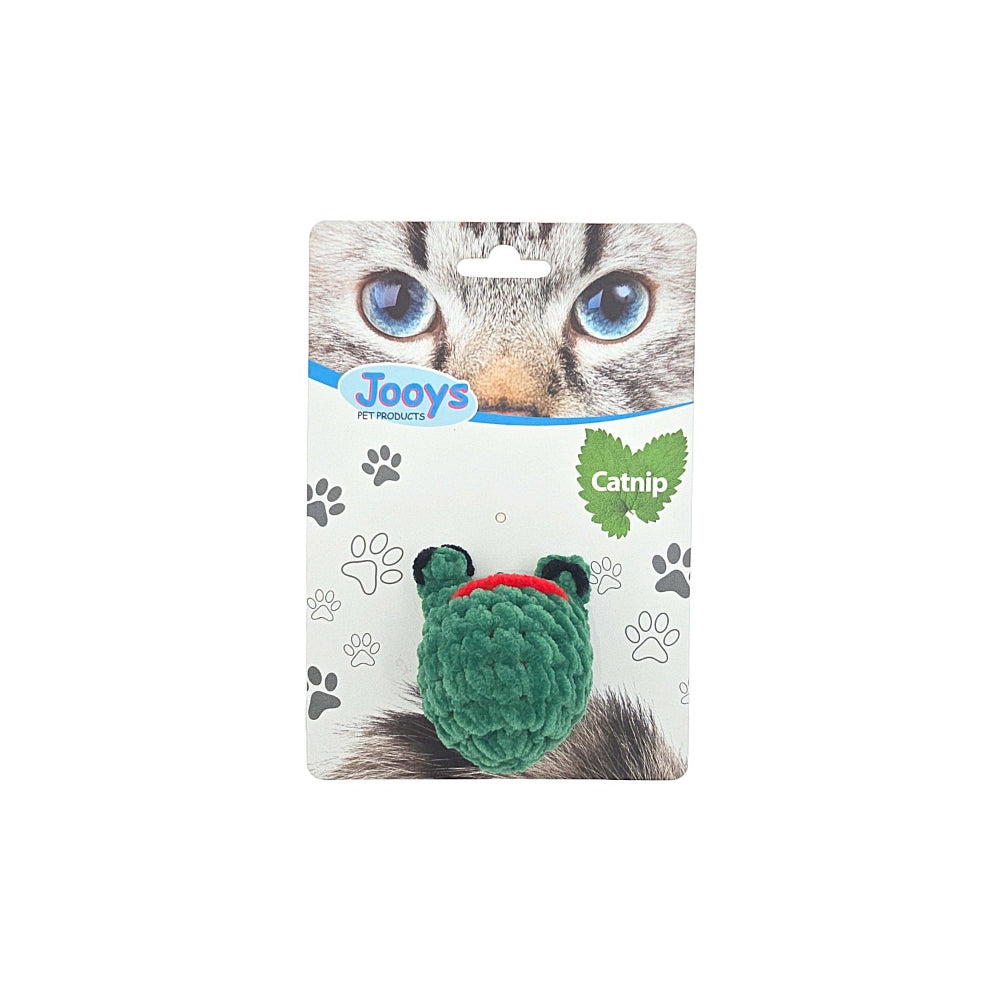 Jooys Catnip'li Kadife Kurbağa Kedi Oyuncağı
