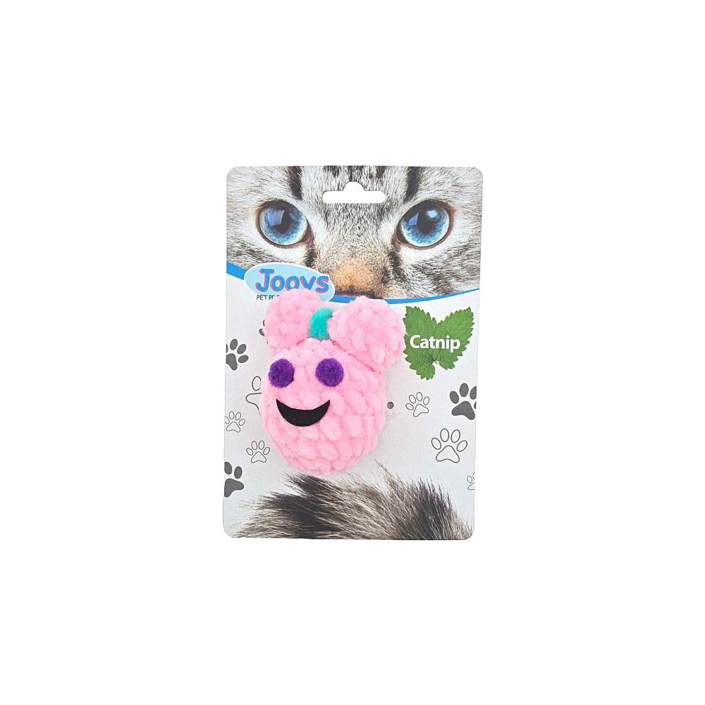 Jooys Catnip'li Kadife Gülen Surat Kedi Oyuncağı