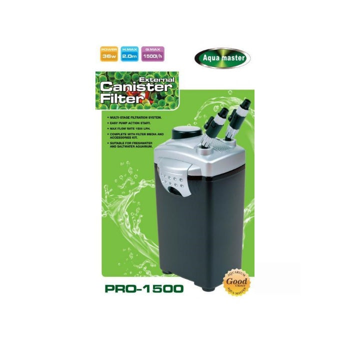 Aqua Master Pro-1500 Dış Filitre 1500L