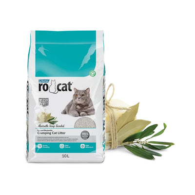 Rocat Marsilya Sabunlu 10lt Topaklanan Kedi Kumu
