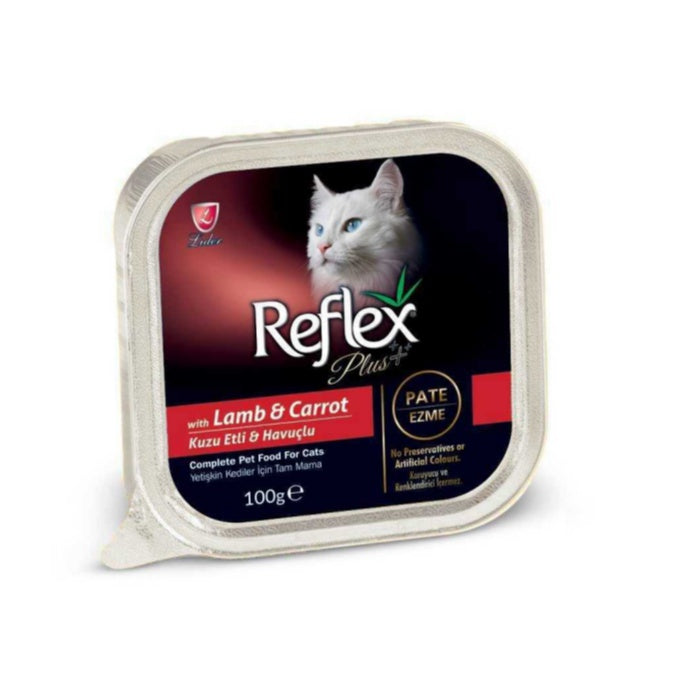 Reflex Plus Pate Kuzu&Havuç 100gr Yaş Kedi Maması
