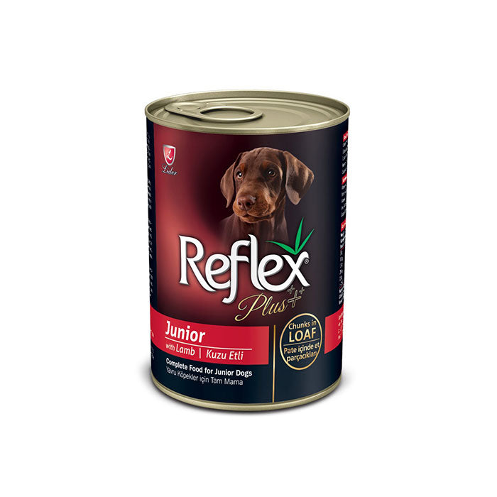 Reflex Plus Loaf Kuzu Etli 400gr Yavru Yaş Köpek Konservesi