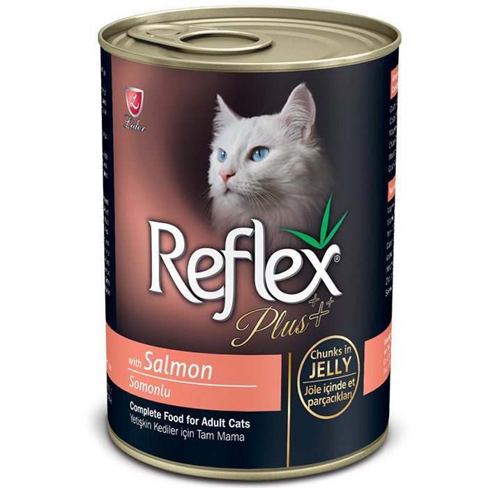 Reflex Plus Jelly Somonlu 400gr Yaş Kedi Konservesi